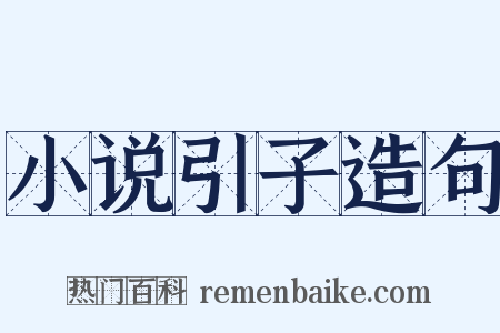 小说引子造句是什么意思的图片